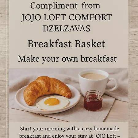 Jojo Loft Comfort Dzelzavas&cozy Stay&breakfast Gift